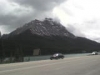 Leaving Banff - not raining much