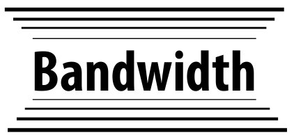 Bandwidth Logo